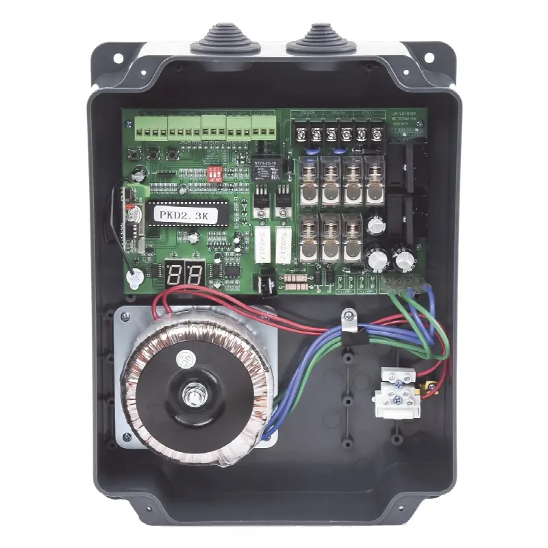 Cuadro de Mando / 110VAC / 24VDC / 12x24x32 cm / 4.7x9.4x12.6 in / 2 Controles XBT23