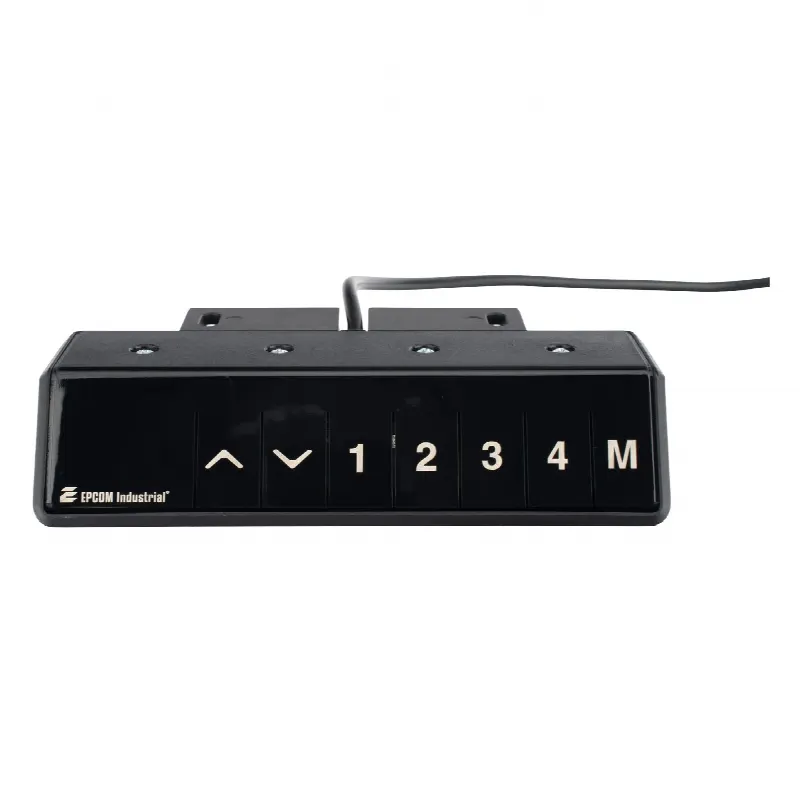 Control para Escritorio de Altura Ajustable / Memoria 4 Posiciones / Elevación 38 mm/s / Rango 600 a 1250 mm (2 a 4.1 ft) / Sensor Anticolisión / Certificaciones CE, UL, cUL, SAA, BIFMA