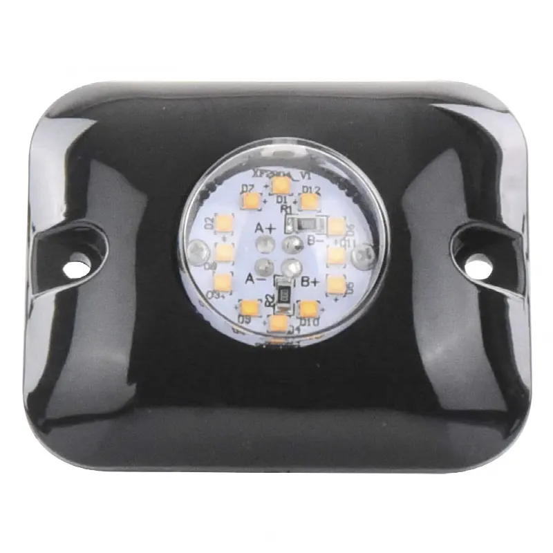 Luz Oculta LED / 12 LED Gen III / 12 Patrones / 10-24 VCC / 3.2x1.8 cm (1.26x0.71 in) / Montaje Permanente