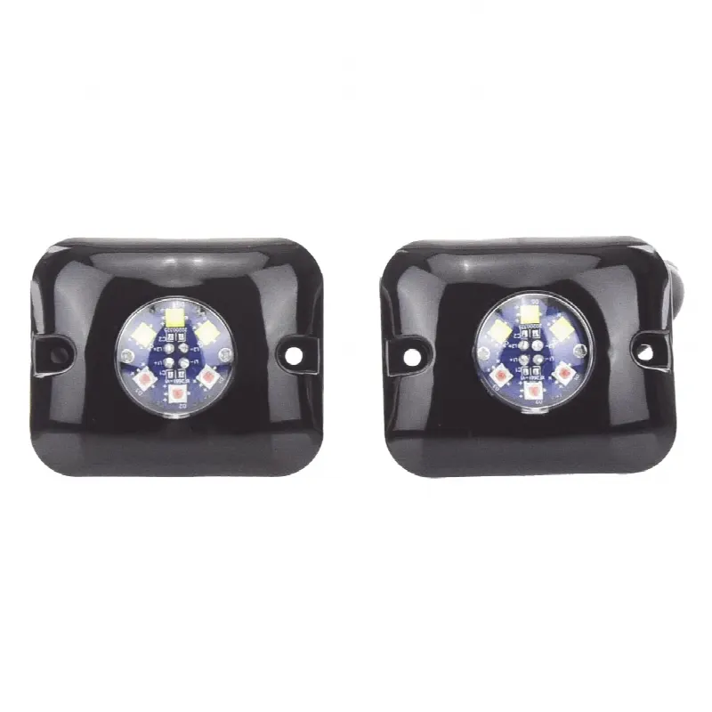 Estrobos Ocultos LED / 12 LEDs / 12 Patrones de Destello / 10-24 VCC / 1 A Máx. / 3.2 x 1.8 cm