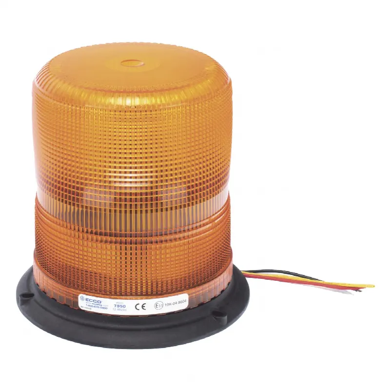 Burbuja Ultra Brillante / 3 LEDs 5 W / 11 Patrones de Destello / SAE J845 Clase II / 12-48 VCC / IP Interior/Exterior