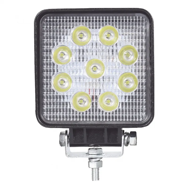 Luz de Trabajo LED / 2300 Lúmenes / 27 Watts / IP67 / 10-30 Vcc / 4.3 Pulgadas / 5 Patrones de Destello