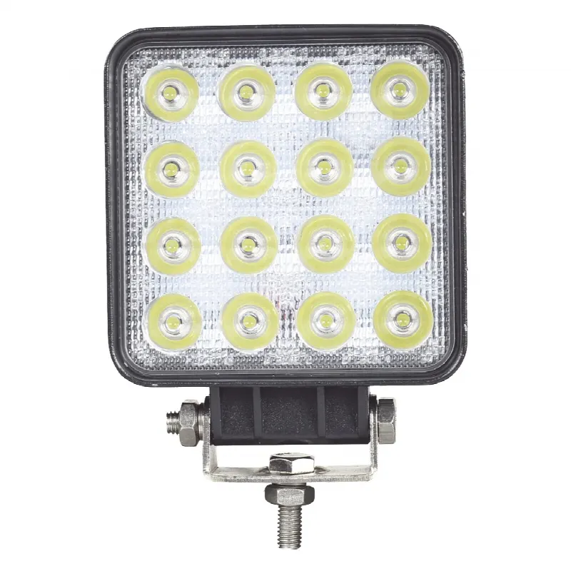 Luz de trabajo LED / 48 W / 4000 lm / 10-30 Vcc / IP67 / 16 LED / 5 patrones de destello / 4.3 pulgadas