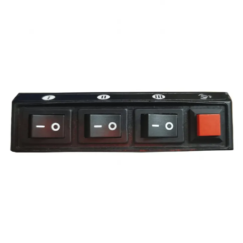 Switch de Control / 4 Interruptores / 12 VCC / 15 A / 104x55x33 mm / 4.09x2.17x1.30 in