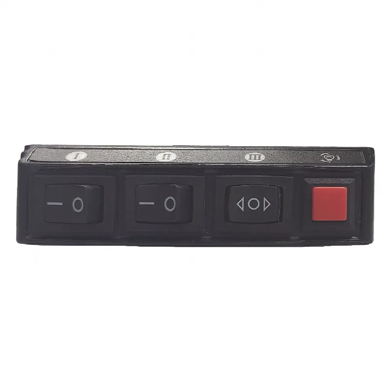 Switch de Control de Patrones de Destello / 5 Interruptores / 12 VCC / 15 A / 104 mm x 55 mm x 33 mm / 4.1 x 2.2 x 1.3 pulgadas