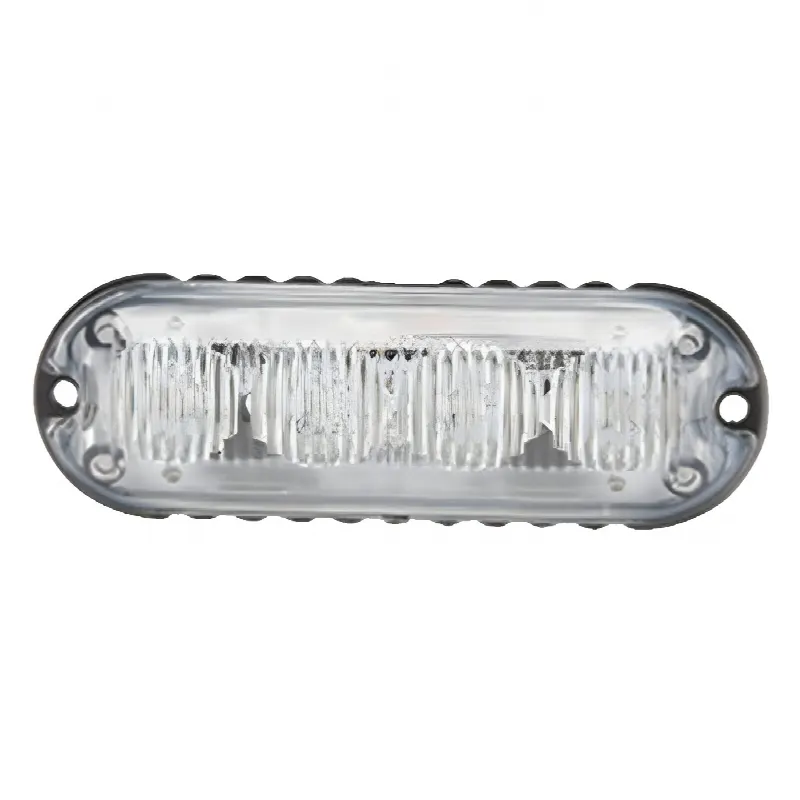Luz Auxiliar para Motocicletas / 4 LEDs Ultra Brillantes / Ámbar / 12-24 VCC / 0.7 A / Policarbonato Resistente a Impactos