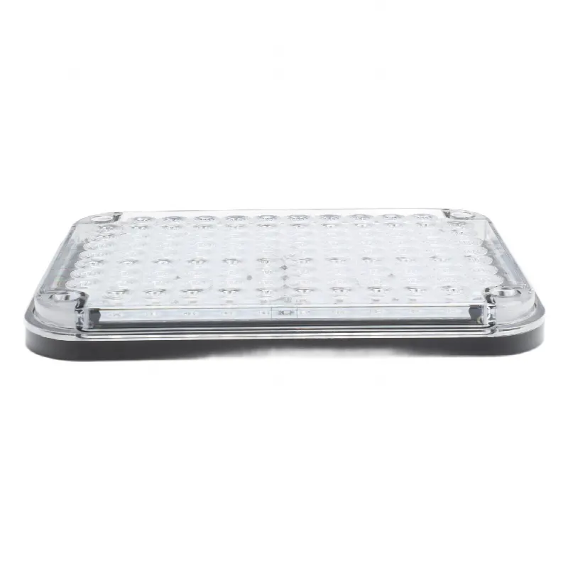Luz de Advertencia LED / 104 LEDs / 9x7" / 12 VCC / Montaje Permanente / 2 Patrones de Destello