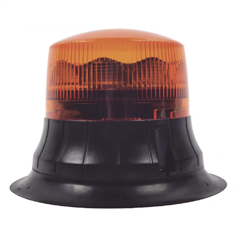 Burbuja LED de Señalización / 9 LEDs de Alta Intensidad / Ámbar / IP65 / Montaje Magnético / 12 VCC