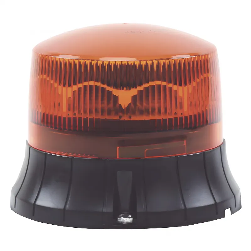 Burbuja LED Giratoria / Ámbar / 9 LEDs / 12-30 VCC / IP65 / Montaje Permanente