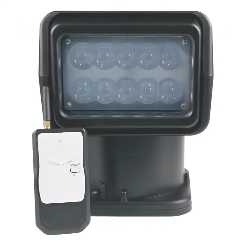 Faro de Búsqueda LED / 30W / 8000 Lux a 5 m (16.4 ft) / IP65 / Control Remoto / DC 12V/24V / Rotación 360°