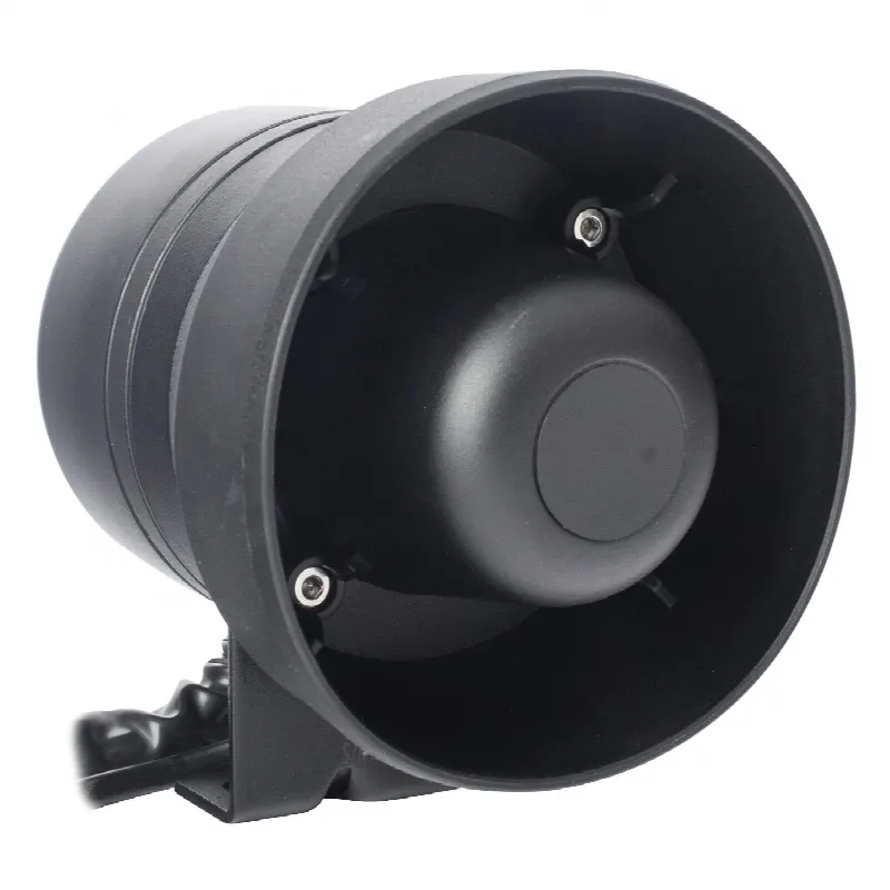 Sirena/Bocina Compacta / 50 W / 119 dB / 12 VCD / Aleación de Aluminio / 4.3 x 5 pulgadas