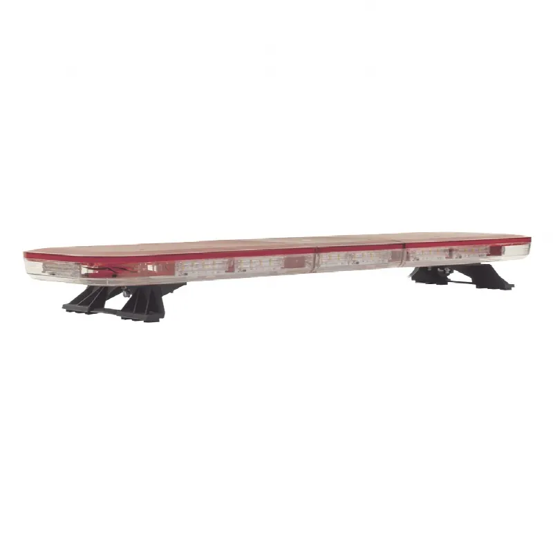 Barra de Luces LED / 47" (118 cm) / 124 LED Hyperlux / Dual Color Rojo/Claro / Control de Tráfico Ámbar / 45 Patrones / Montaje Gancho