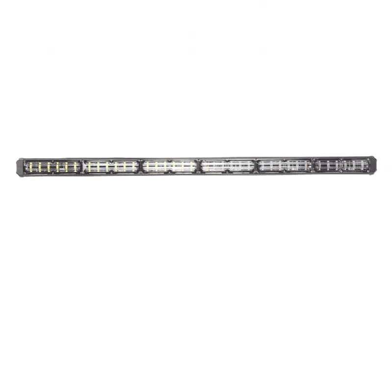 Barra de Luz de Advertencia / 6 Módulos / 24 LED Gen III / 30 Pulgadas (762 mm) / Roja / 10-30 VDC / 18 Patrones de Destello