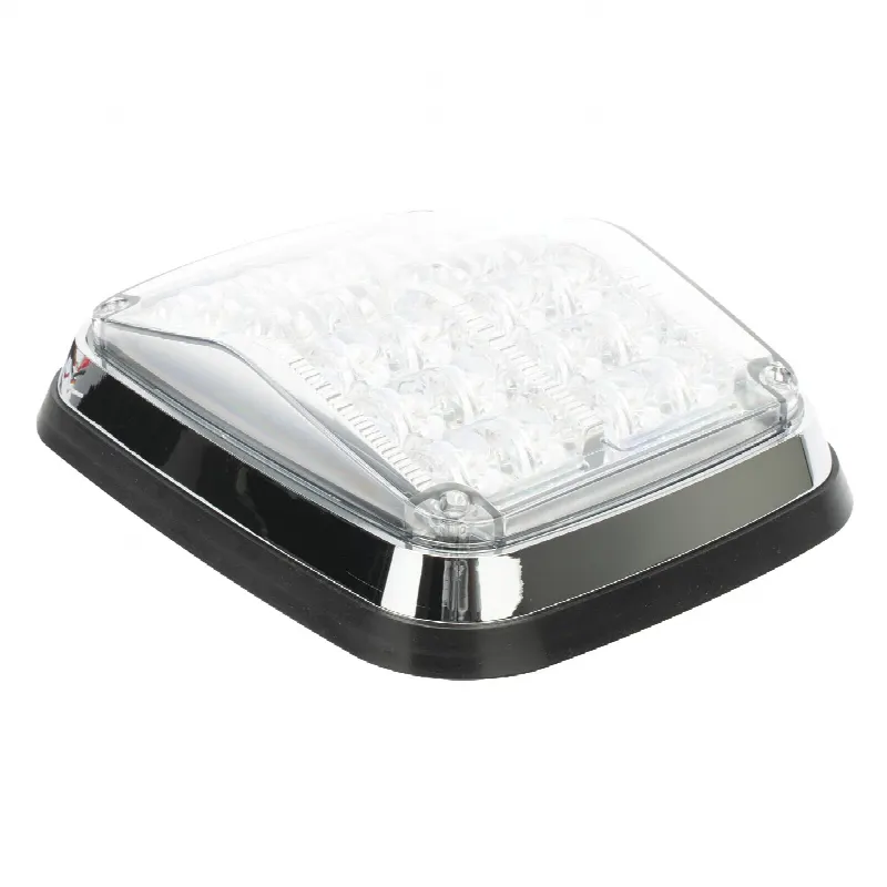 Luz de Advertencia LED / 24 LEDs / 11 Patrones de Destello / IP67 / 12-30 VCC / 9.5 W / SAE J845