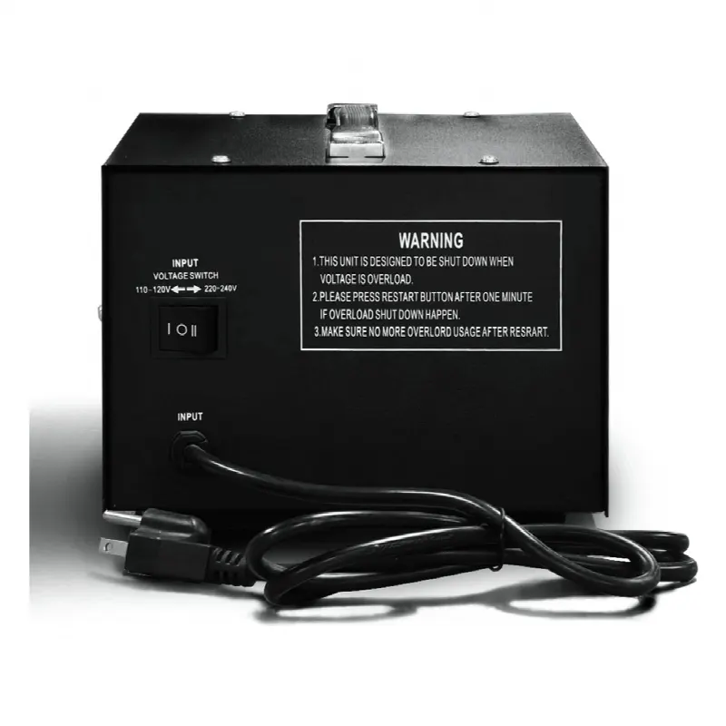 Convertidor de Voltaje / 2000 VA / 110 Vca / 220 Vca / Monofásico / Eficiencia ≤98%