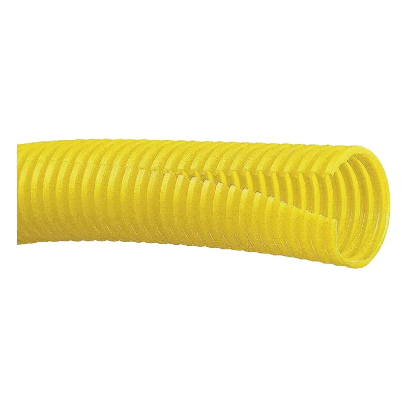 Tubo Corrugado Abierto para Protección de Cables, 1.50in (38.1 mm) de Diámetro, 3.1 m de Largo, Color Amarillo