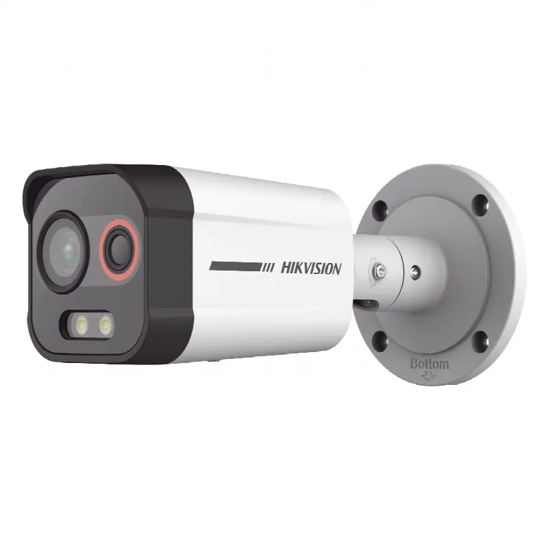 Cámara Bala IP Térmica y Óptica / 4 MP ColorVu / Térmica 96 x 72 / Detección de Fuego 16.2 m (53.1 ft) / Medición de Temperatura -20°C a 300°C / IP67