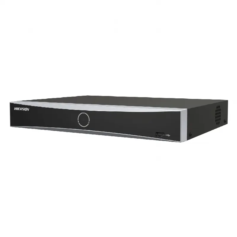 NVR IP / 8 Canales / 12 Megapixel (4K) / AcuSense / Reconocimiento Facial 20,000 Rostros / 1 Bahía HDD 16 TB / HDMI 4K
