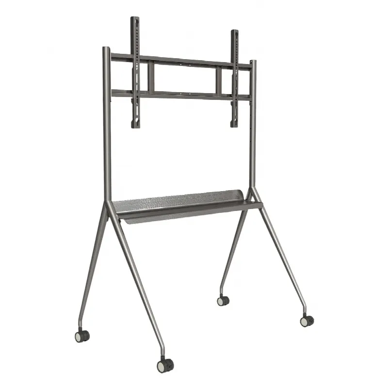 Soporte de Piso Móvil / Pantallas 86" y 98" / VESA 400x200 a 600x400 / Carga 135 kg / Estructura Metálica