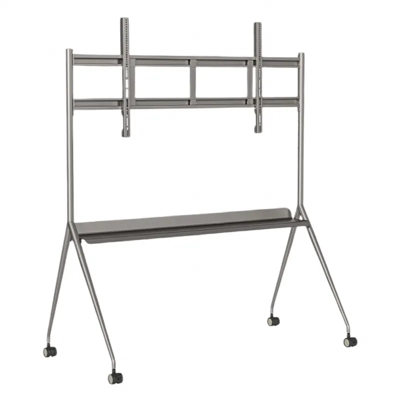 Soporte de Piso Móvil para Pantallas / 75" y 86" / Carga 100 kg / VESA 400x200 a 600x400 / Estructura Metálica 21.2 kg