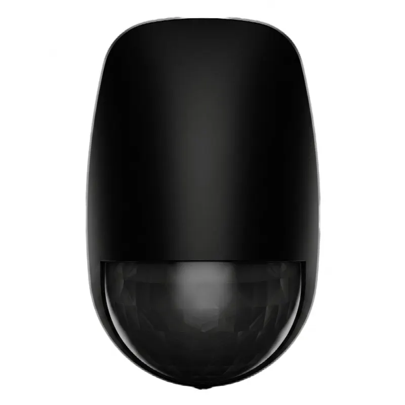 Detector PIR Inalámbrico Interior / 52 Zonas / Rango 15 m (49.2 ft) / Ángulo 85.9° / Inmunidad Mascotas 30 kg / Tri-X Wireless 433 MHz / AES-128 / Batería 5 Años / Negro