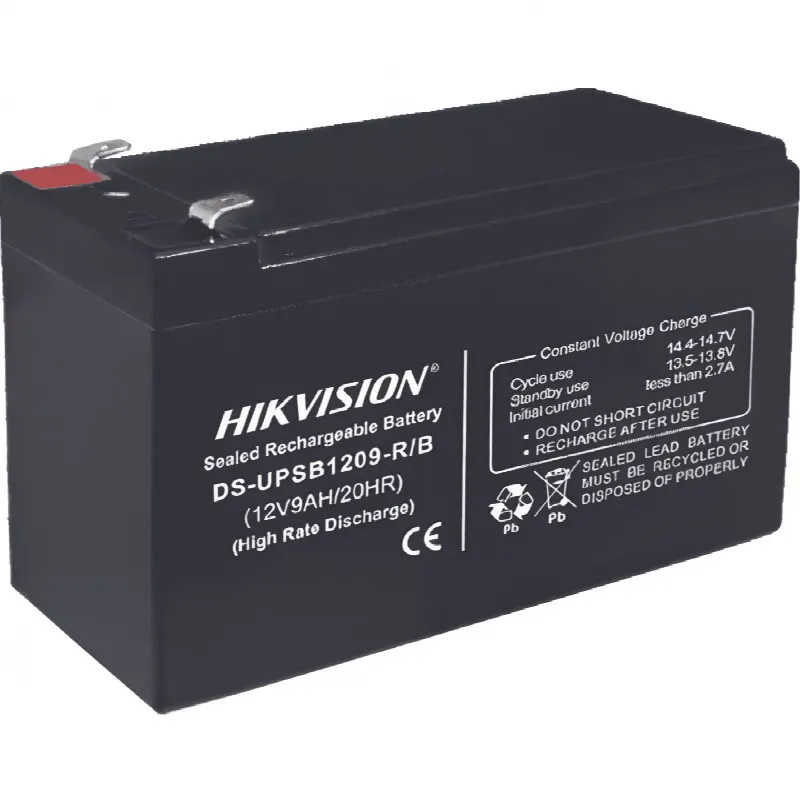 Bateria de Plomo Ácido / 12 VCD / 9 Amp / Ideal para UPS, EPS y Uso General / Certificación CE / Paquete de 5 Piezas