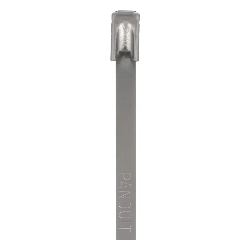 Cincho PanSteel de Acero Inoxidable Tipo 304, 362mm largo x 4.6mm ancho, Color Metálico, Paquete de 100pz