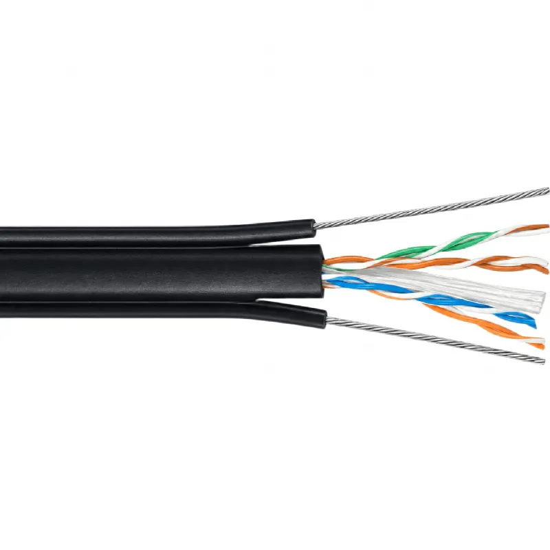 Cable UTP Elevador / Cat 6 / 4 Pares / 23 AWG / Doble Mensajero / 305 m (1000.7 ft)