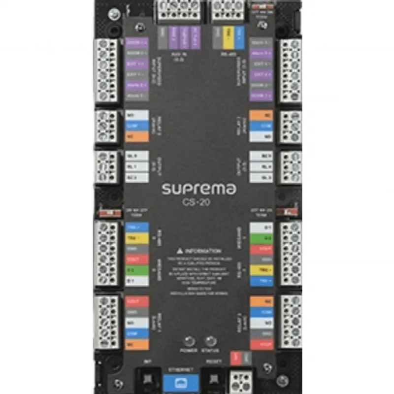 Panel de Control de Acceso / 2 Puertas / PoE+ / 500,000 Usuarios / TCP/IP 10/100 Mbps / 2 Entradas Wiegand / RS485 para Lectores Esclavos
