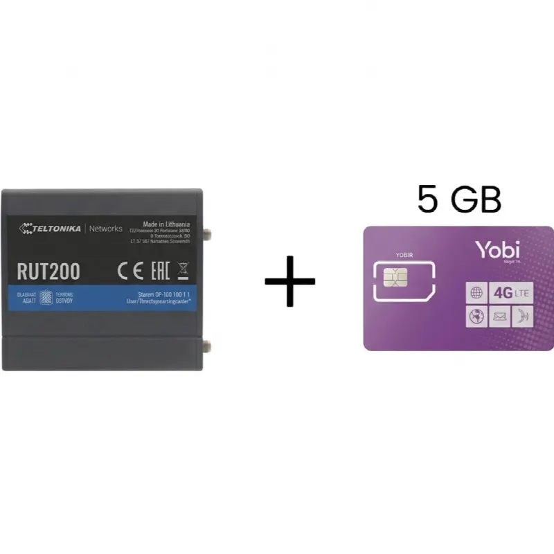 Router Celular Industrial / 4G LTE Cat 4 150 Mbps / Wi-Fi 2.4 GHz / Operación -40°C a 75°C / 2 Puertos Ethernet / Gestión RMS