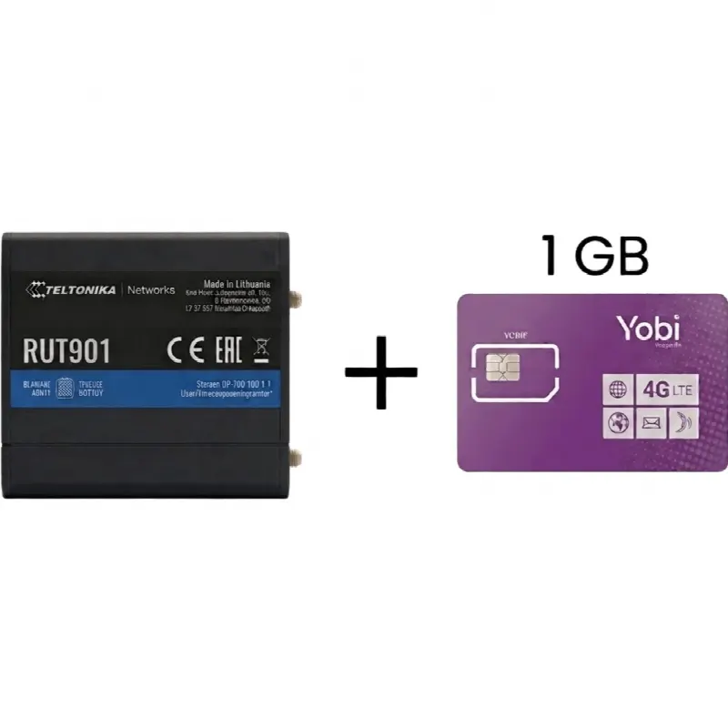 Router Celular Industrial / 4G LTE Cat 4 / 150 Mbps / Wi-Fi 2.4 GHz / Doble SIM / 4 Puertos Ethernet / -40°C a 75°C (-40°F a 167°F)