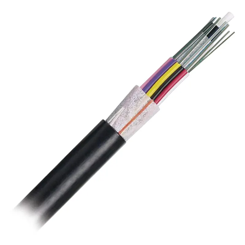 Cable de Fibra Óptica 6 hilos, OSP (Planta Externa), No Armada (Dieléctrica), MDPE (Polietileno de Media densidad), Multimodo OM3 50/125 Optimizada, Precio Por Metro