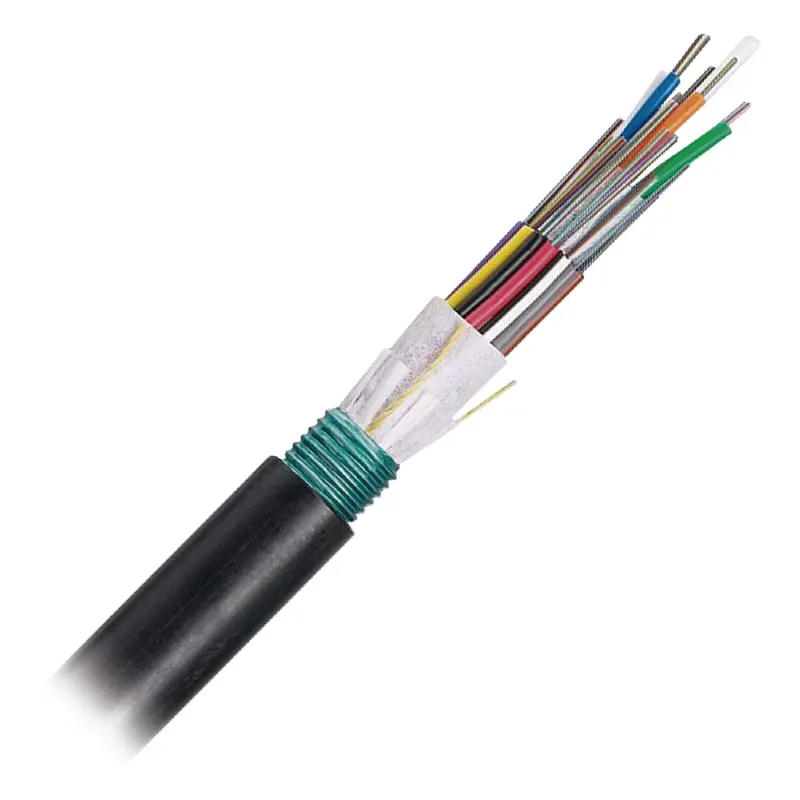 Cable de Fibra Óptica de 12 hilos, OSP (Planta Externa), Armada, 250um, Monomodo OS2, Precio Por Metro