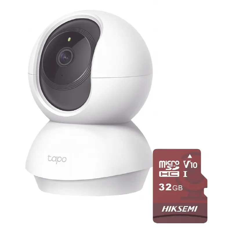Cámara IP Wi-Fi / 2 Megapixel / Rotación 360° / IR 9 m (29.5 ft) / Micro SD 32 GB / App Móvil