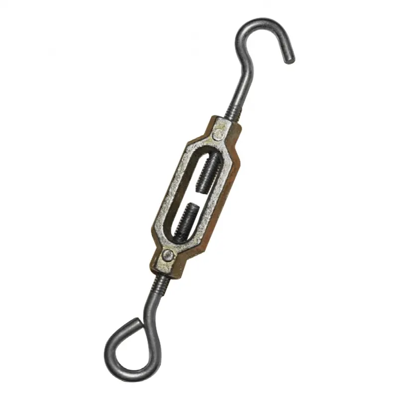 Tensor para Cerca Eléctrica / Resistencia 70 kg / Resistencia Eléctrica 0.4 Ohm / Acabado Tropicalizado / Gancho Calibre 10 / Cuerda UNC Cromo Duro