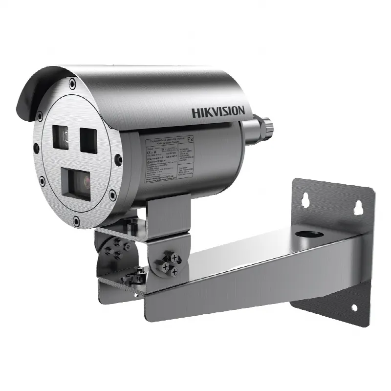 Bala IP Térmica Dual / Termico 7 mm (256 X 192) + Óptico 4 mm (4 MP) / Termométrica / Detección de Temperatura / IP68 / 30 mts IR / Antiexplosión / Anticorrosión