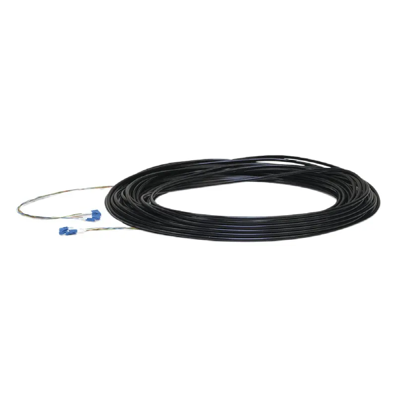 FiberCable de 60 m (200ft) Monomodo (SM) con conectores LC, ideal para equipos EdgeRouter, EdgeSwitch y EdgePoint.