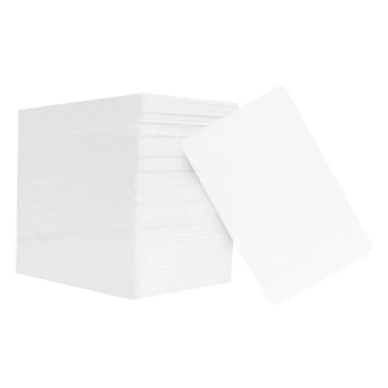 Paquete de 100 tarjetas PVC