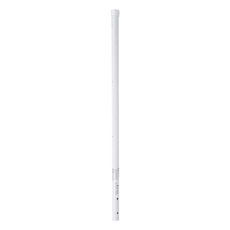 Poste de Esquina de 0.8m para Cerca Electrificada. Tubo Galvanizado cal. 18 de 1Diam. con Tapón, ideal para 3 Aisladores.