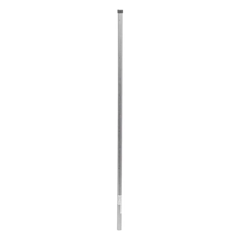 Poste de Esquina de 1.2m para Cerca Electrificada de Tubo Galvanizado cal. 18 de 1Diam. Ideal para 5 Aisladores (No incluidos).