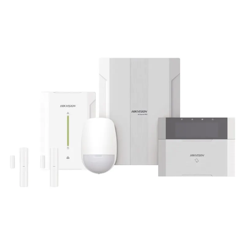 KIT Panel de Alarma HYBRID PRO / 1 Panel Híbrido / 1 Teclado LCD / 2 Contactos Magnéticos Inalámbricos / 1 PIR Inalámbrico