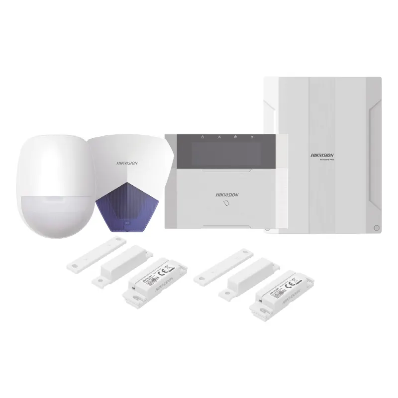 KIT Panel de Alarma  AX HYBRID PRO / 1 Panel Híbrido / 1 Teclado LCD / 1 PIR / 2 Contactos Magnéticos / 1 Sirena Azul