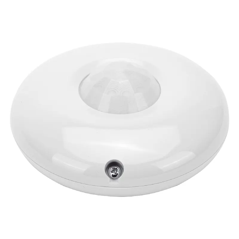 Sensor PIR de Movimiento con Cobertura de 360° / Rango de Detección 12 mts (39.4 ft) / Uso en Interior