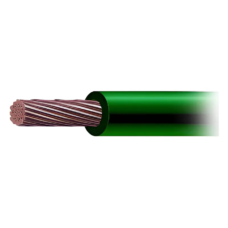 Cable de Cobre Recubierto THW-LS Calibre 6 AWG 19 Hilos Color Verde (Venta por Metro)