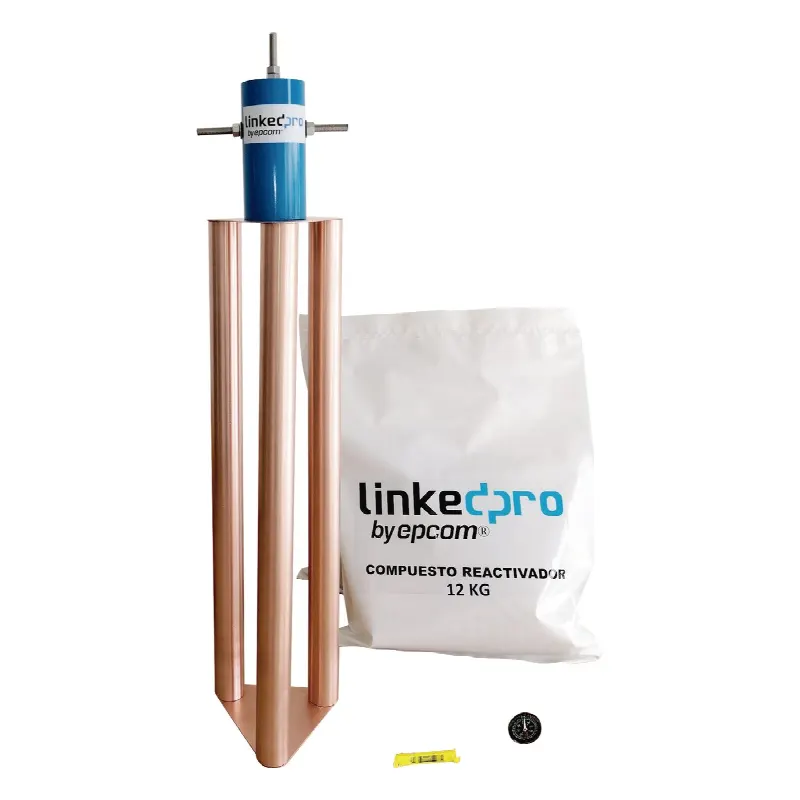 Electrodo para Corriente Máxima de 200 Amp. con Compuesto Mejorador de Terreno / Exterior