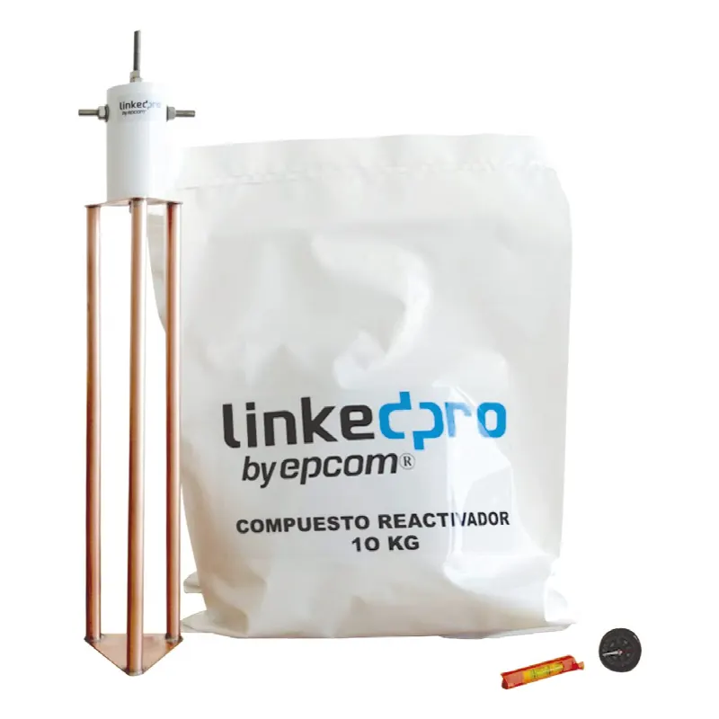 Electrodo para Corriente Máxima de 30 Amp. con Compuesto Mejorador de Terreno