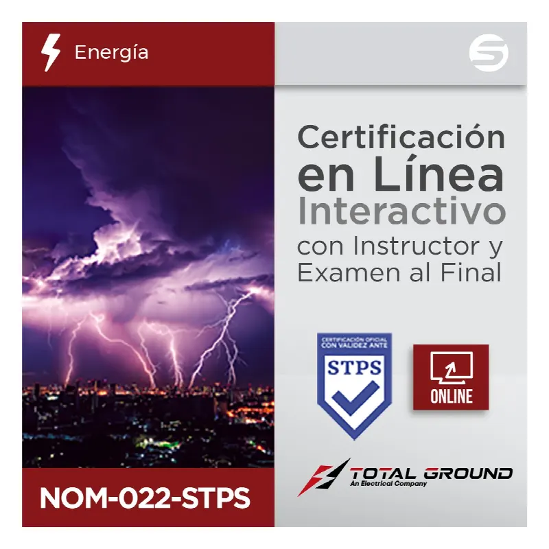 Certificación Virtual NOM-022-STPS Total Ground (Válida Ante Secretaría del Trabajo)