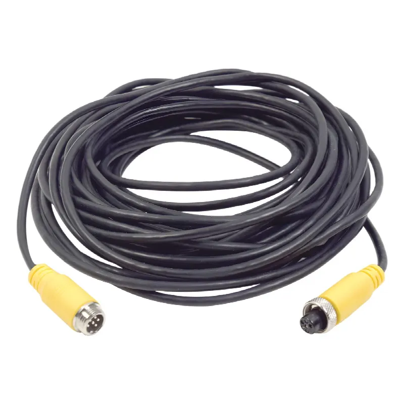 Cable extensor con conector tipo aviación de 7m para soluciones de videovigilancia móvil xmr para soluciones IP