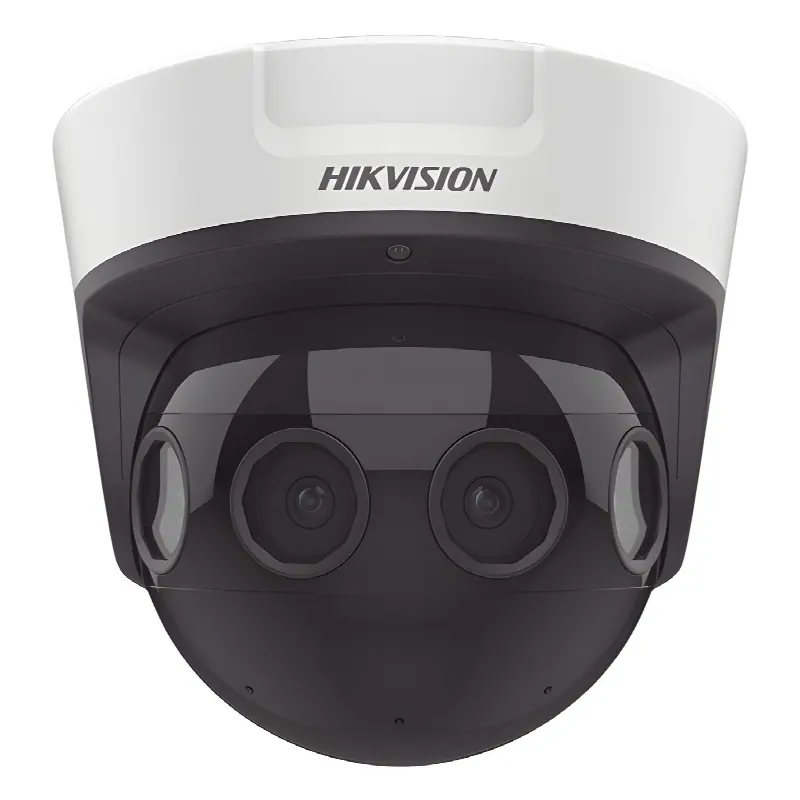 PanoVu Series / Vista Panorámica 180° / 32 Megapixel en Total / 4 Lentes 2.8 mm (4 Lentes 8 Megapixel) / 20 mts IR / Exterior IP67 / IK10 / 12 Vcc / PoE+ / Micro SD