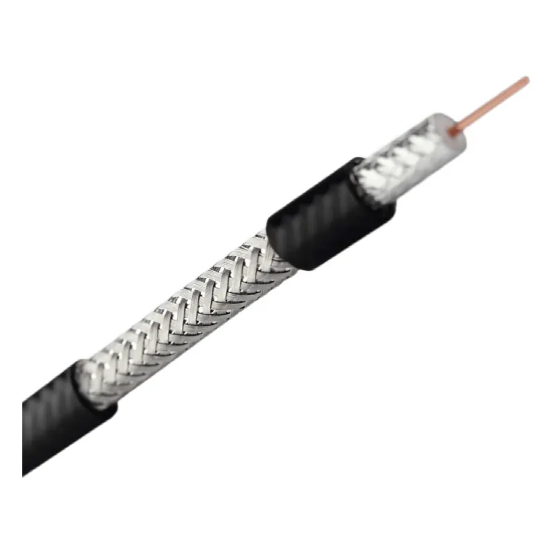 Carrete de 305 metros (1000 ft) / Cable coaxial RG6 /  Tipo CCS /  Optimizado para HD / Intemperie